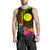 Palau Polynesian Men's Tank Top - Hibiscus and Banana Leaves - Polynesian Pride