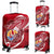 Tahiti Luggage Covers Shark Coat Of Arms Red - Polynesian Pride