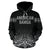 American Samoa All Over Hoodie Polynesian Fog - Polynesian Pride