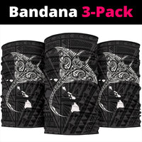 Hawaii Manta Ray Map Polynesian Bandana 3 - Pack - Polynesian Pride