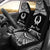 Pohnpei Polynesian Custom Personalised Car Seat Covers - Pride White Version Universal Fit White - Polynesian Pride