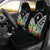 Chuuk Car Seat Covers - Chuuk Coat of Arms & Polynesian Tropical Flowers White Universal Fit White - Polynesian Pride