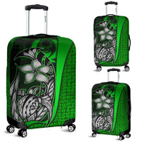 Pohnpei Micronesian Luggage Covers Green - Turtle With Hook Green - Polynesian Pride