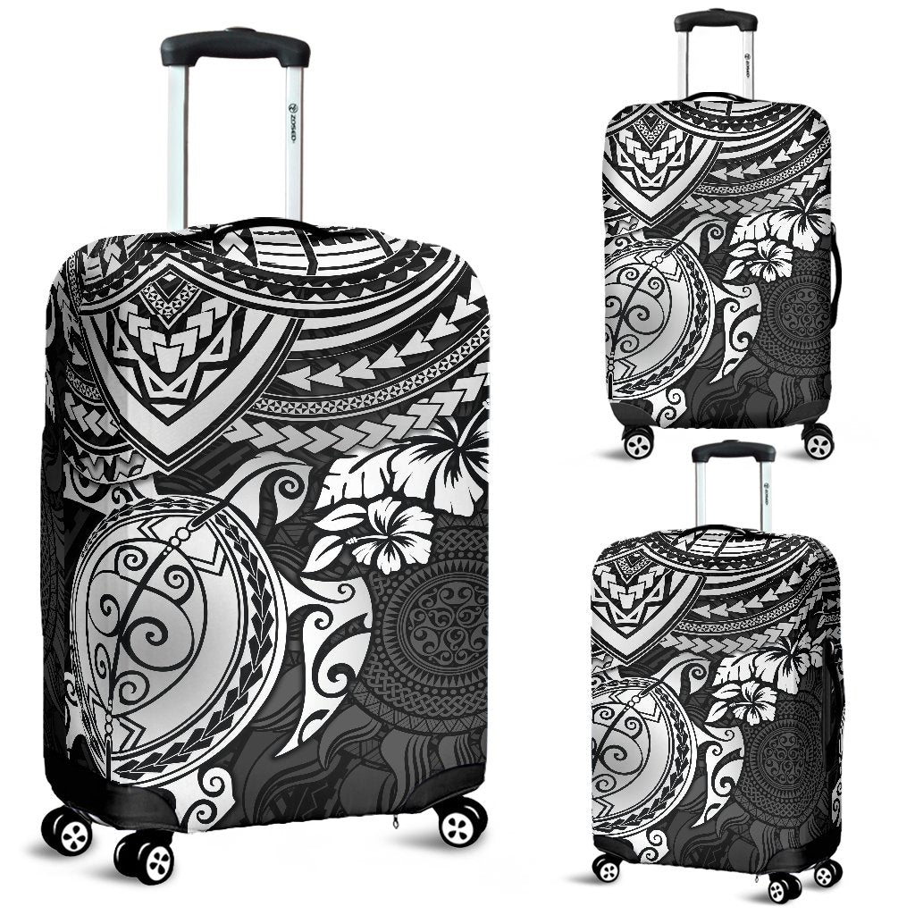Polynesian Luggage Covers - Polynesian White Turtle White - Polynesian Pride