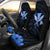 Hawaiian Kanaka Car Seat Covers Hibiscus Polynesian Love Blue - Polynesian Pride