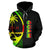 Guam Polynesian Hoodie Reggae Line - Polynesian Pride