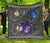 Hawaii Turtle Hibiscus Polynesian Premium Quilt - Miki Style Gray - Polynesian Pride