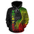 Guam Polynesian Custom Hoodie Coconut Reggae - Polynesian Pride