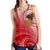 American Samoa Polynesian Women's Racerback Tank - Bald Eagle (Red) - Polynesian Pride