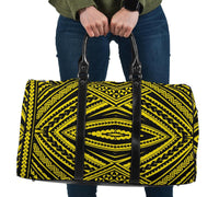 Polynesian Tatau Yellow Hawaii Travel Bag Travel Bag One size Yellow - Polynesian Pride