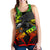 Samoa Polynesian Custom Personalised Women's Racerback Tank - Eagle Tribal Pattern Reggae - Polynesian Pride