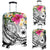 The Philippines Luggage Covers - Summer Plumeria (White) - Polynesian Pride