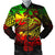 Polynesian Wallis and Futuna Men's Bomber Jacket - Reggae Shark Polynesian Tattoo Reggae - Polynesian Pride