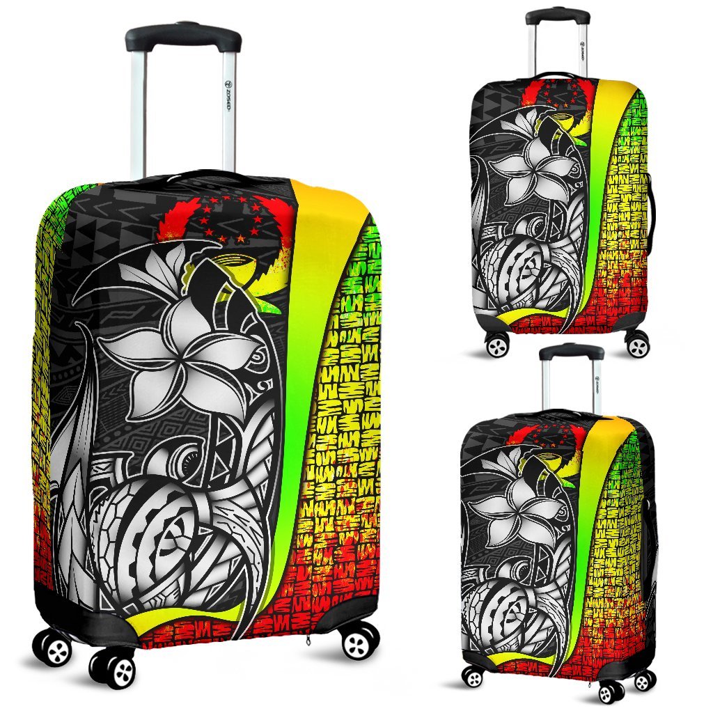 Pohnpei Micronesian Luggage Covers Reggae - Turtle With Hook Reggae - Polynesian Pride