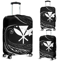 Kanaka Luggage Covers - White - Frida Style Black - Polynesian Pride
