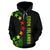 Cook Islands Polynesian Hoodie Line Reggae - Polynesian Pride