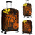 Hawaii Hibiscus Luggage Cover - Harold Turtle - Orange Orange - Polynesian Pride