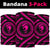 Hawaiian Ikaika Warrior Pink Bandana 3-Pack - Polynesian Pride