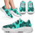 Polynesian Turtle Palm And Sea Pebbles Turquoise Chunky Sneakers - Polynesian Pride