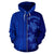 Hawaii Zip up Hoodie Hawaii Turtle Polynesian Tattoo Half Style 02 - Polynesian Pride