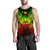 French Polynesia Polynesian Men Tank Top Map Reggae Reggae - Polynesian Pride