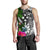 Kosrae Men Tank Top - Turtle Plumeria Banana Leaf - Polynesian Pride