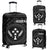 Kosrae Luggage Covers - Kosrae Flag In Polynesian Tattoo Style (Black) - Polynesian Pride