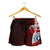 Northern Mariana Islands Polynesian Women's Shorts - Coat Of Arm With Hibiscus - Polynesian Pride