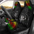 Hawaii Polynesian Car Seat Covers - Kanaka Maoli Hawaiian Map Universal Fit Black - Polynesian Pride