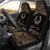 Pohnpei Polynesian Custom Personalised Peisonalised Car Seat Covers - Pride Gold Version Universal Fit Gold - Polynesian Pride