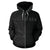 Hawaii Mauna Kea Polynesian Zip up Hoodie The Half Grey - Polynesian Pride