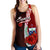 Samoa Polynesian Women's Racerback Tank - Coat Of Arm With Hibiscus - Polynesian Pride