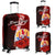 Tahiti Polynesian Custom Personalised Luggage Covers - Coat Of Arm With Hibiscus Red - Polynesian Pride