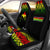 Papua New Guinea Custom Personalised Car Seat Covers - Papua New Guinea Flag Fog Reggae Style Universal Fit Reggae - Polynesian Pride