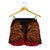 American Samoa Women's Shorts - Red Shark Polynesian Tattoo - Polynesian Pride