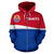 Tahiti Zip up Hoodie Tahiti FLag 02 - Polynesian Pride