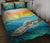 Hawaii Sunshine Palm Tree Polynesian Turtle Quilt Bed Set - Polynesian Pride