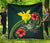 Papua New Guinea Polynesian Premium Quilt - Green Turtle Hibiscus Green - Polynesian Pride
