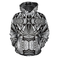 Polynesian Zip up Hoodie Tribal 09 - Polynesian Pride