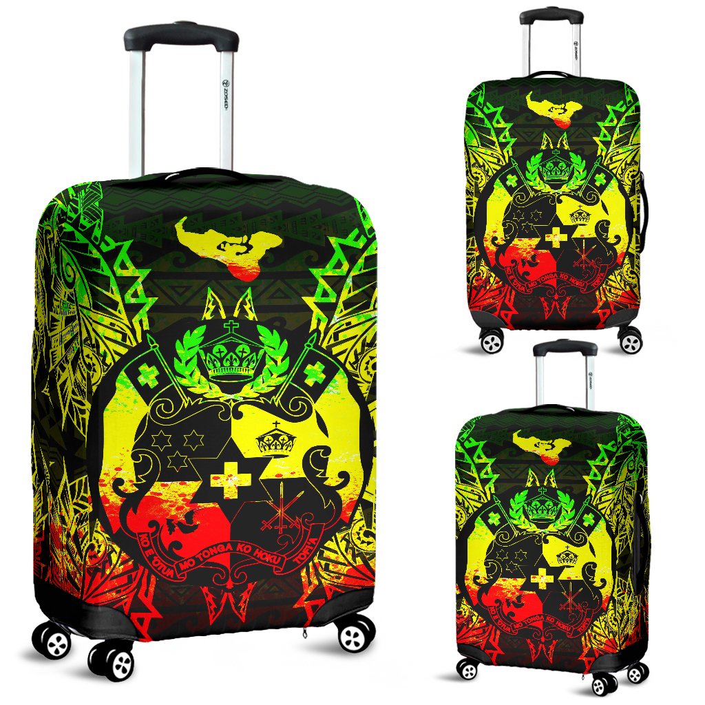 Tonga Polynesian Luggage Covers Map Reggae Reggae - Polynesian Pride