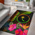 Chuuk Polynesian Personalised Area Rug - Hibiscus and Banana Leaves Reggae - Polynesian Pride