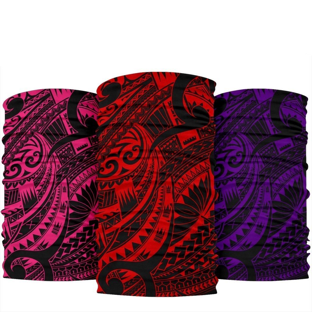 New Zealand Maori Polynesian Tattoo Bandana - Colorful One Size Colorful - Polynesian Pride