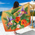 Hawaii Hummingbird Hibiscus Tropical Sarong - Jungle Style - AH Sarong One Size Orange - Polynesian Pride