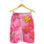 Hawaii All Over Print Men's Shorts - Polynesian Pink Plumeria Turtle - Polynesian Pride