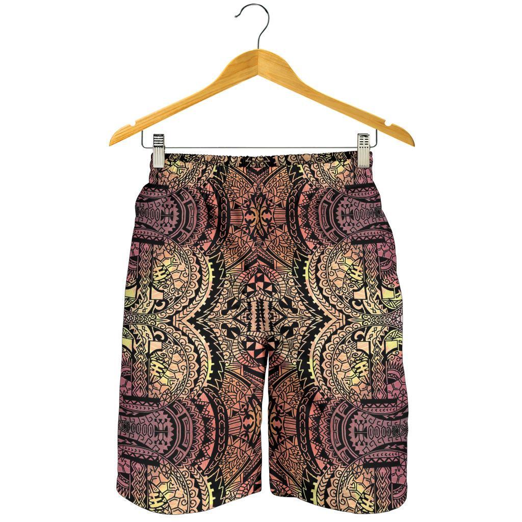 Polynesian Symmetry Brown Men's Short - Polynesian Pride