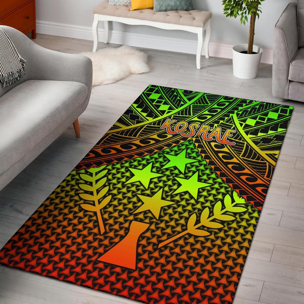 Polynesian Kosrae Area Rug - Reggae Vintage Polynesian Patterns Reggae - Polynesian Pride