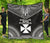 Wallis And Futuna Premium Quilt - Wallis And Futuna Coat Of Arms Polynesian Chief Black Version Black - Polynesian Pride