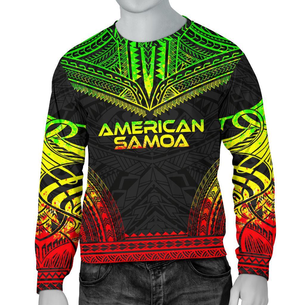 American Samoa Sweater - Polynesian Chief Reggae Version Unisex Reggae - Polynesian Pride