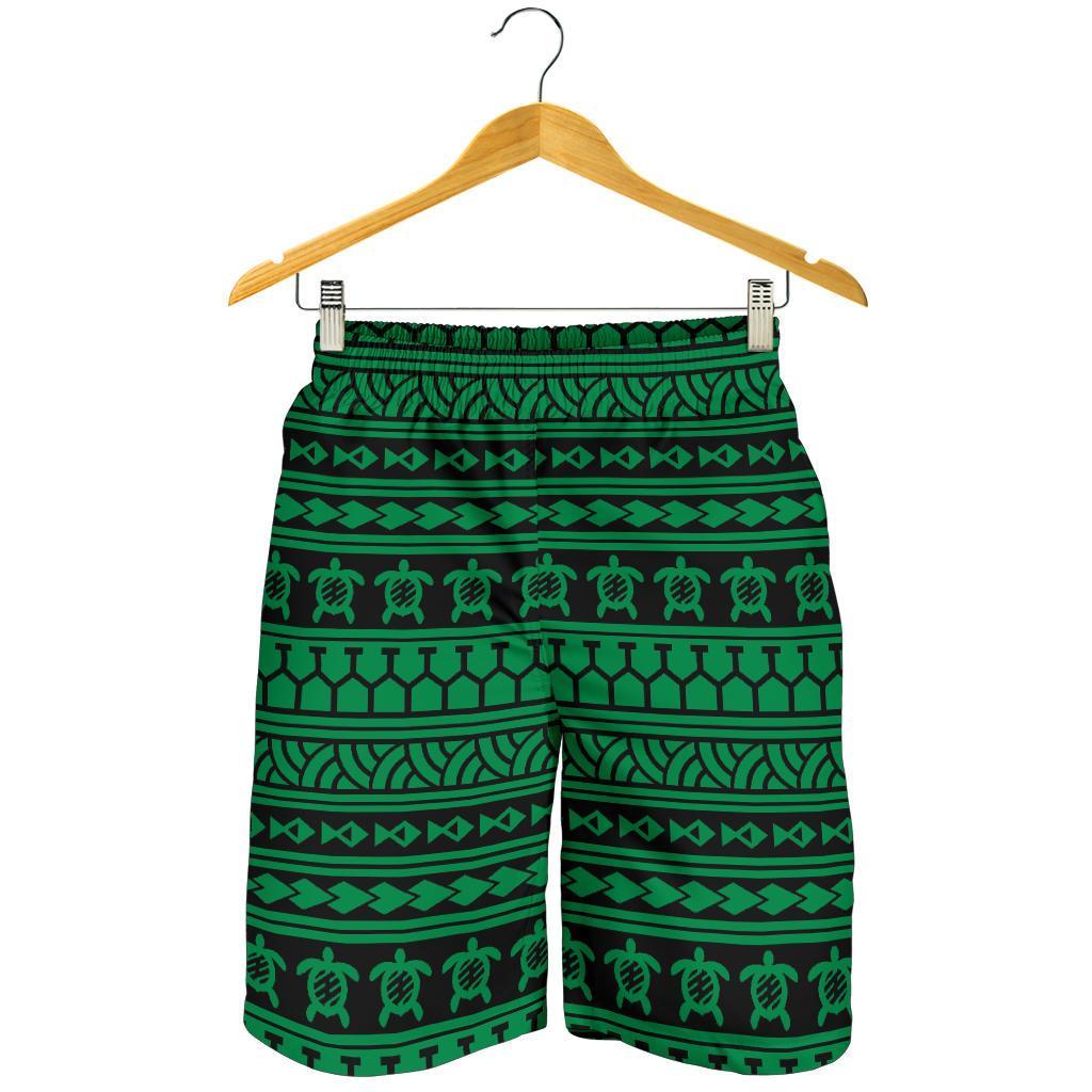 Polynesian Tattoo tribal Green Men's Short - Polynesian Pride