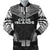 Cook Islands Polynesian Chief Men's Bomber Jacket - Black Version Black - Polynesian Pride